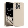 Kwmobile Apple iPhone 15 Pro tok, krémszínű, szilikon, KWM000022OM013C