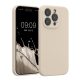 Kwmobile Apple iPhone 15 Pro tok, krémszínű, szilikon, KWM000022OM013C