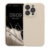 Kwmobile Apple iPhone 15 Pro tok, krémszínű, szilikon, KWM000022OM013C