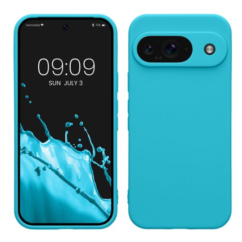Kwmobile Google Pixel 9 tok, világoskék, szilikon, KWM000020PG022C