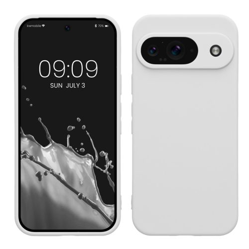 Kwmobile Google Pixel 9 tok, fehér, szilikon, KWM000020PG023C