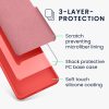 Kwmobile tok Google Pixel 9/Pixel 9 Pro készülékhez, rózsaszín, szilikon, KWM000020PI038C