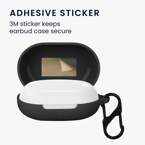 Tok OPPO Enco Buds W12 fejhallgatóhoz, Kwmobile, fekete, szilikon, 59288.01