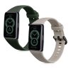 2 db szíj készlet Huawei Band 6-hoz, Kwmobile, zöld/szürke, szilikon, 59296.02