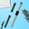 2 db szíj készlet Huawei Band 6-hoz, Kwmobile, zöld/szürke, szilikon, 59296.02