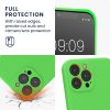 Kwmobile tok Apple iPhone 13 Pro Max telefonhoz, szilikon, zöld, 59361.159