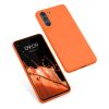 Kwmobile tok Samsung Galaxy S21 FE, szilikon, narancssárga, 55484.150