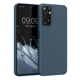   Kwmobile tok Xiaomi Redmi Note 11 Pro/Redmi Note 11 Pro 5G telefonhoz, szilikon, kék, 57373.202