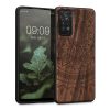 kwmobile tok Xiaomi Redmi Note 11 Pro/Redmi Note 11 Pro 5G/Redmi Note 12 Pro készülékekhez, fa, barna, 57381.07