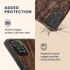 kwmobile tok Xiaomi Redmi Note 11 Pro/Redmi Note 11 Pro 5G/Redmi Note 12 Pro készülékekhez, fa, barna, 57381.07