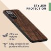 kwmobile tok Xiaomi Redmi Note 11 Pro/Redmi Note 11 Pro 5G/Redmi Note 12 Pro készülékekhez, fa, barna, 57381.07