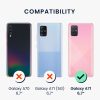 kwmobile burkolat Samsung Galaxy A71, szilikon, kék, 51209.228