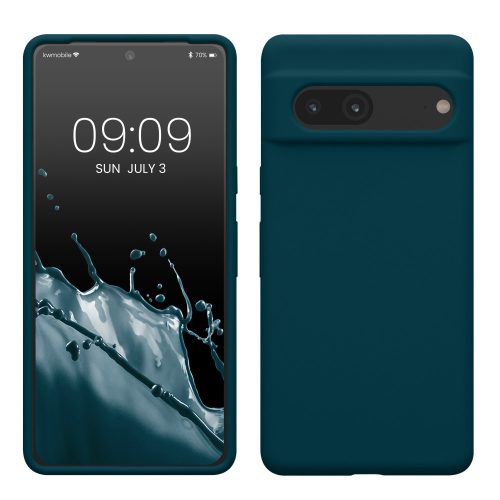 kwmobile tok Google Pixel 7 telefonhoz, szilikon, kék, 59451.57