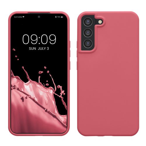 kwmobile tok Samsung Galaxy S22 Plus-hoz, szilikon, rózsaszín, 56761.212