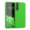 kwmobile burkolat Samsung Galaxy S22 Plus-hoz, szilikon, zöld, 56761.159