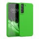 kwmobile burkolat Samsung Galaxy S22 Plus-hoz, szilikon, zöld, 56761.159