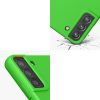 kwmobile burkolat Samsung Galaxy S22 Plus-hoz, szilikon, zöld, 56761.159