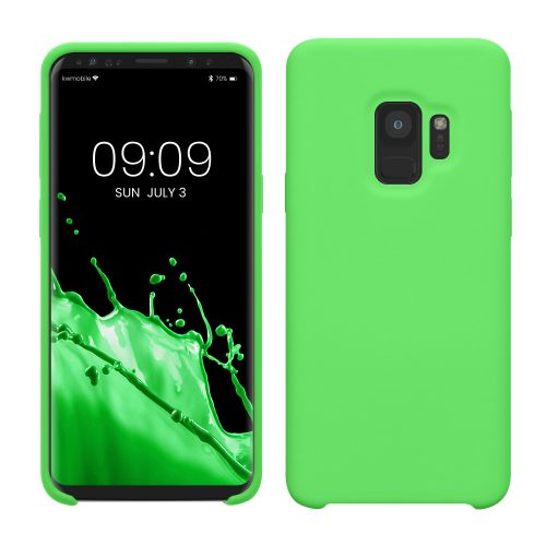 kwmobile burkolat Samsung Galaxy S9, szilikon, zöld, 44182.159