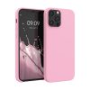 Kwmobile tok Apple iPhone 12 Pro Max telefonhoz, szilikon, rózsaszín, 52644.110