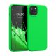 Kwmobile tok Apple iPhone 13 telefonhoz, szilikon, zöld, 55878.44