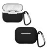 Tok Apple AirPods Pro 2 fejhallgatóhoz, Kwmobile, fekete, szilikon, 59472.01