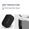 Tok Apple AirPods Pro 2 fejhallgatóhoz, Kwmobile, fekete, szilikon, 59472.01