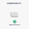 Tok Apple AirPods Pro 2 fejhallgatóhoz, Kwmobile, fekete, szilikon, 59472.01
