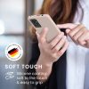Kwmobile tok Xiaomi Redmi Note 11 Pro/Redmi Note 11 Pro 5G telefonhoz, szilikon, krémszínű, 57373.225