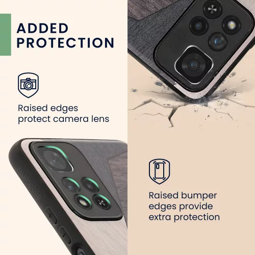 kwmobile tok Xiaomi Redmi Note 11 Pro Plus 5G, fa, többszínű, 58100.06