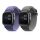 Garmin Venu Sq/Venu Sq Music, Kwmobile, lila/szürke, nylon, 59528.02 szíj 2 db-os készlet