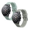 2 db szíjkészlet Xiaomi Watch S1/Watch S1 Active/Mi Watch Sport, Kwmobile, szürke/zöld, szilikon, 59539.01