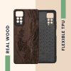 kwmobile tok Xiaomi Redmi Note 11 Pro/Redmi Note 11 Pro 5G/Redmi Note 12 Pro készülékekhez, fa, barna, 57381.09