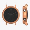 2 db Kwmobile tok készlet Huawei Watch GT2-hez (42 mm), szilikon, átlátszó/rózsaszín, 52276.04