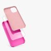 kwmobile tok Apple iPhone 12 Minihez, szilikon, rózsaszín, 52640.135
