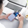 Kwmobile tok Apple iPhone 12 Minihez, szilikon, kék, 55111.108