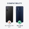 Kwmobile tok TCL 30 E/30 SE, szilikon, zöld, 57707.200