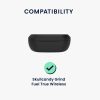 kwmobile tok Skullcandy Grind Fuel True Wirelesshez, szilikon, fekete, 59658.01