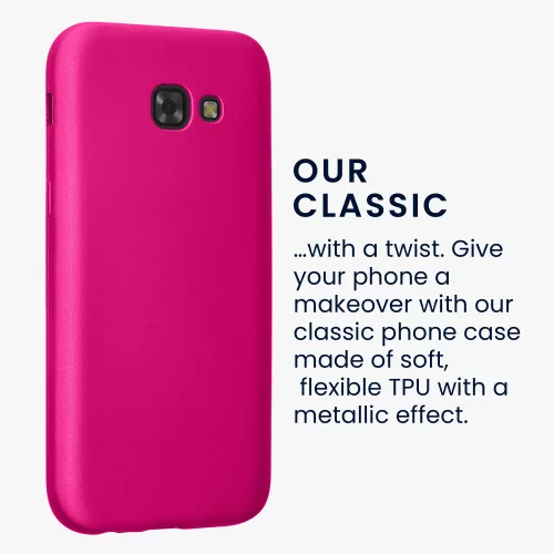 kwmobile tok Samsung Galaxy A5 (2017), szilikon, rózsaszín, 57526.65