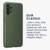 kwmobile tok Samsung Galaxy A13 4G telefonhoz, szilikon, zöld, 57956.233