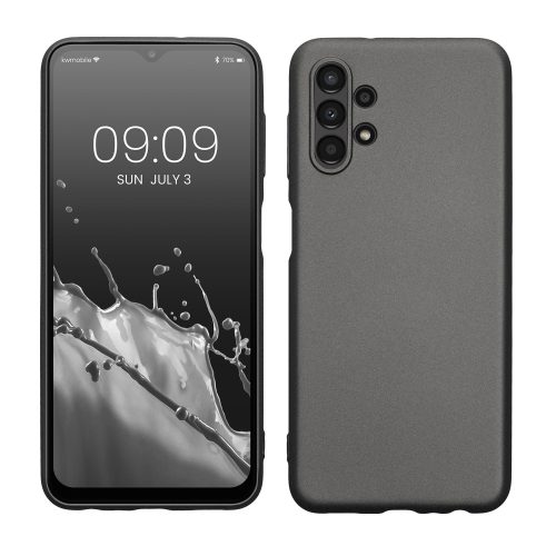kwmobile tok Samsung Galaxy A13 4G telefonhoz, szilikon, szürke, 57956.232