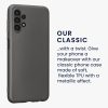 kwmobile tok Samsung Galaxy A13 4G telefonhoz, szilikon, szürke, 57956.232