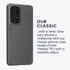 kwmobile tok Samsung Galaxy A53 5G telefonhoz, szilikon, szürke, 57958.232