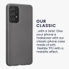 kwmobile tok Samsung Galaxy A52/Galaxy A52 5G/Galaxy A52s 5G telefonhoz, szilícium, szürke, 54351.232