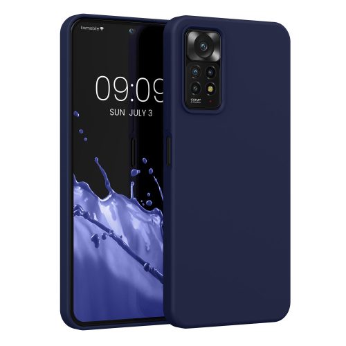 kwmobile tok Xiaomi Redmi Note 11 Pro/Redmi Note 11 Pro 5G/Redmi Note 12 Pro telefonokhoz, szilikon, kék, 57373.182