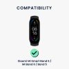 2 db kwmobile szíj készlet Xiaomi Mi Smart Band 6/Mi Band 6/Band 5 készülékhez, szilikon, szürke/piros, 59792.01