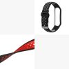 2 db kwmobile szíj készlet Xiaomi Mi Smart Band 6/Mi Band 6/Band 5 készülékhez, szilikon, szürke/piros, 59792.01