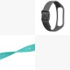 2 db kwmobile szíj készlet Samsung Galaxy Fit 2-höz, szilikon, szürke/zöld, 53962.13