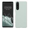kwmobile tok Sony Xperia 5 IV telefonhoz, szilikon, zöld, 59866.200