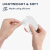 kwmobile tok Xiaomi Redmi Buds 3 Lite telefonhoz, szilikon, fehér/fekete, 59159.02