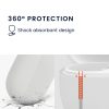 kwmobile tok Xiaomi Redmi Buds 3 Lite telefonhoz, szilikon, fehér/fekete, 59159.02